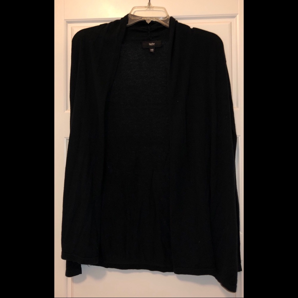 Black cardigan